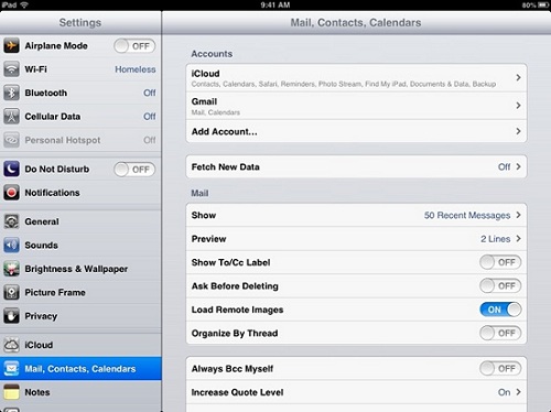 How to Set up Mail, Contacts, and Calendars Account on iPhone and iPad?