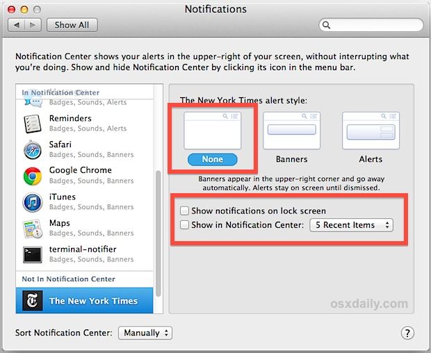 How to Disable Notifications on Mac