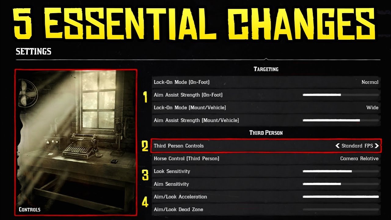 Best Settings Tips For Red Dead Redemption 2