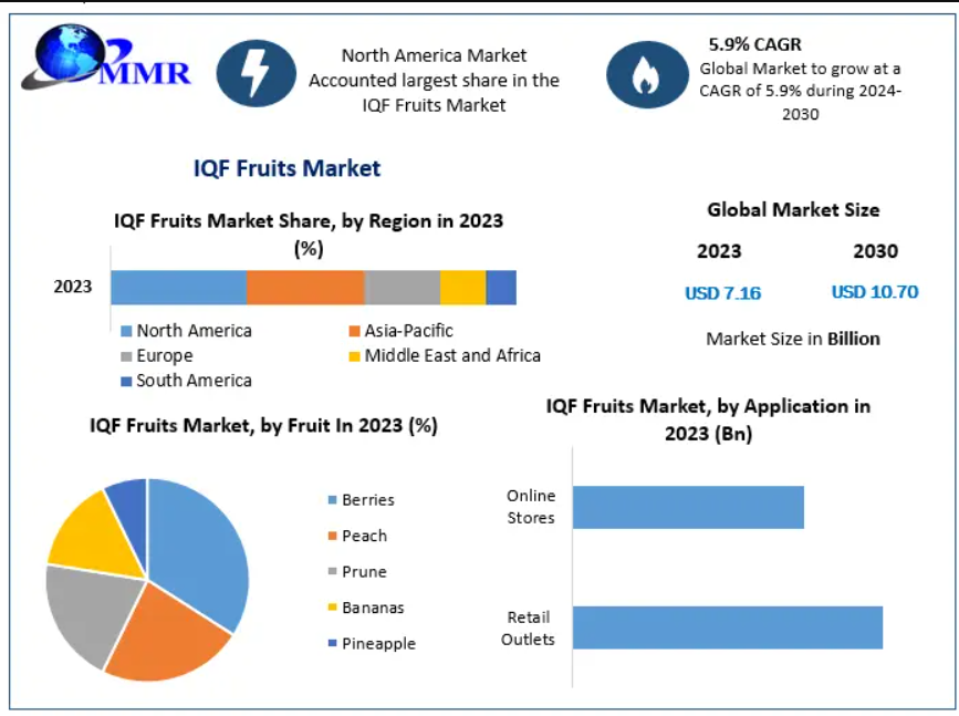 IQF Fruits Market:?Global Size, Industry Trends, Revenue, Future Scope and Outlook 2030 
