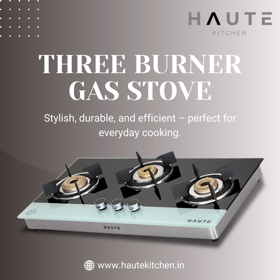 Shop Best Three Burner Gas Stove for Modern Kitchens