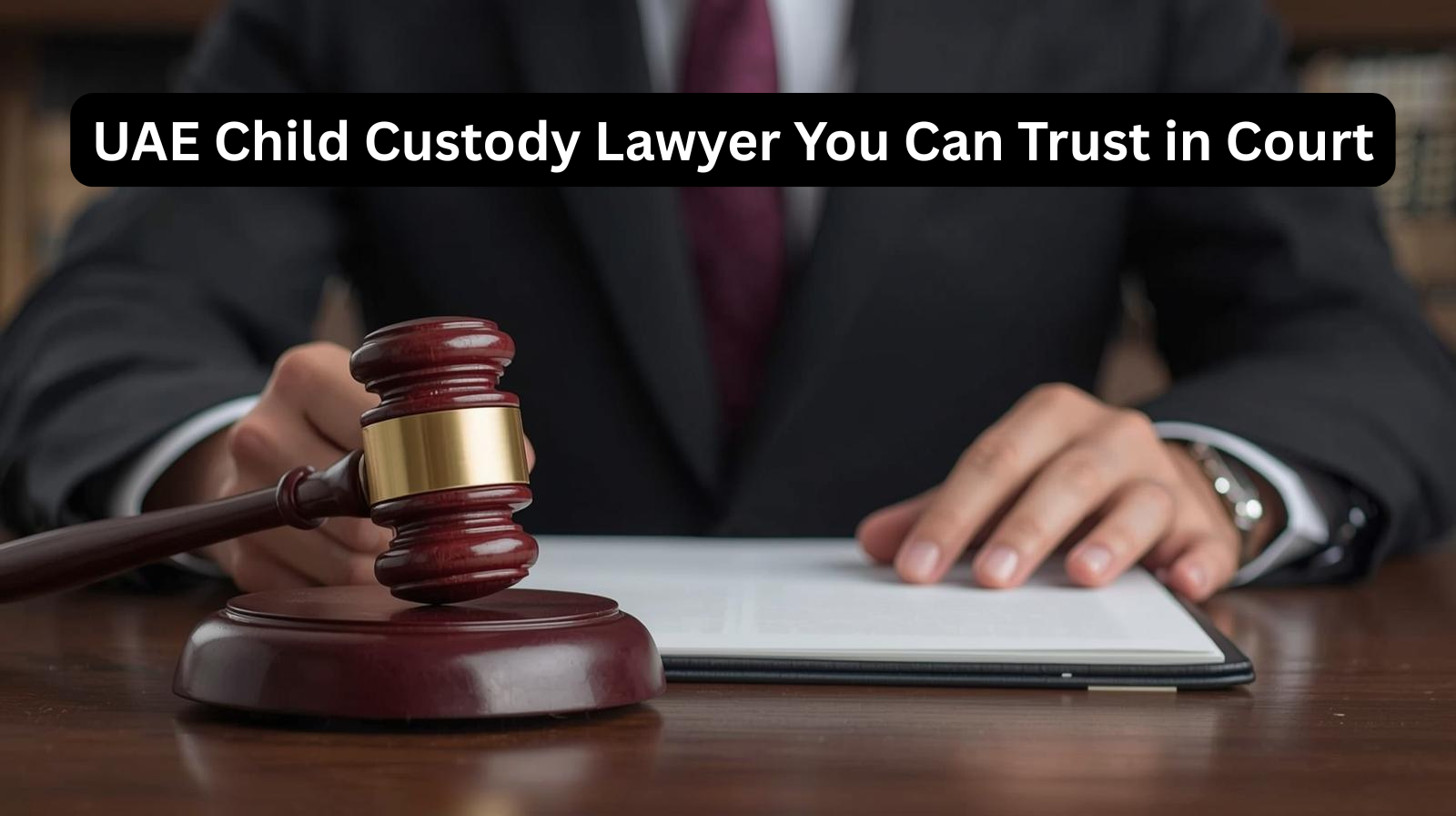 UAE Child Custody Lawyer You Can Trust in Court