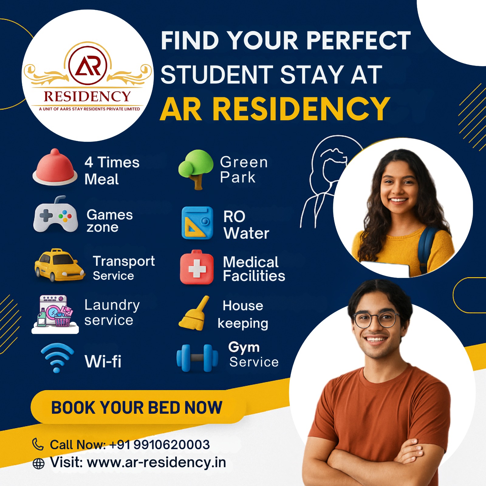 Top Girls Hostels in Noida for Students – Safe, Affordable & Fully Furnished Options Near Colleges