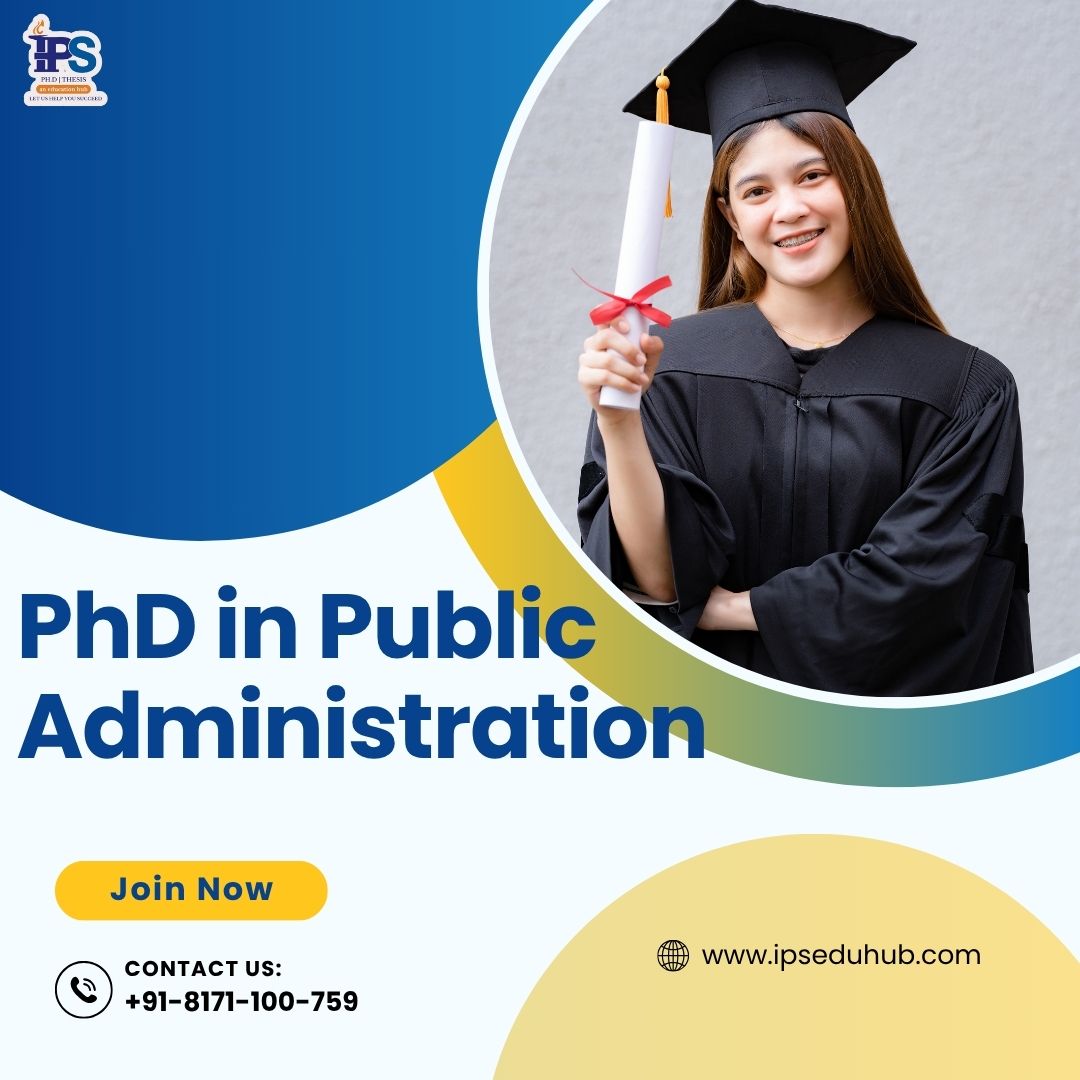 Recognised Distance PhD in Public Administration in India