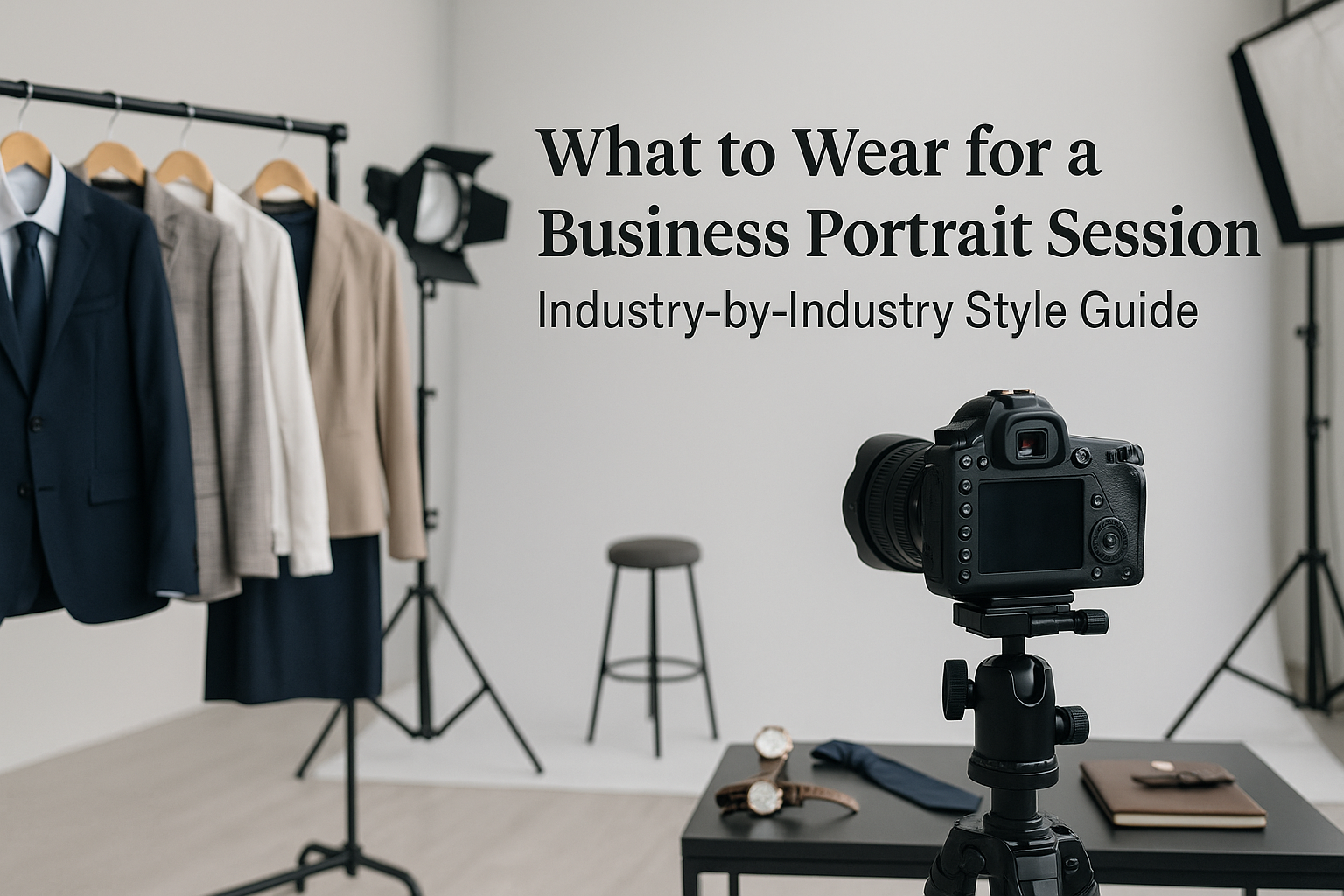 What to Wear for a Business Portrait Session: Industry-by-Industry Style Guide